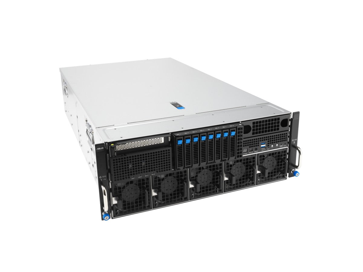 ASUS ESC8000A-E13P-32WP 4U Dual AMD EPYC 9005 192-Core 8×PCIe Gen5 8×GPU NVMe GPU Server