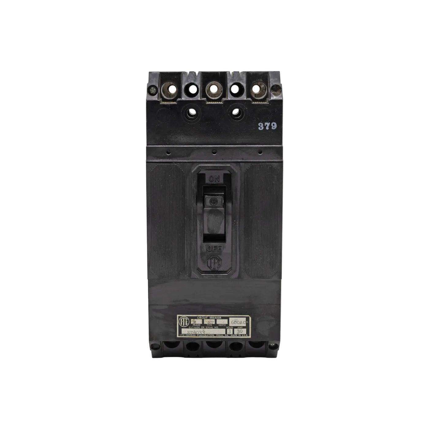 ITE ET4033 30A 3-Pole 600V Molded Case Circuit Breaker