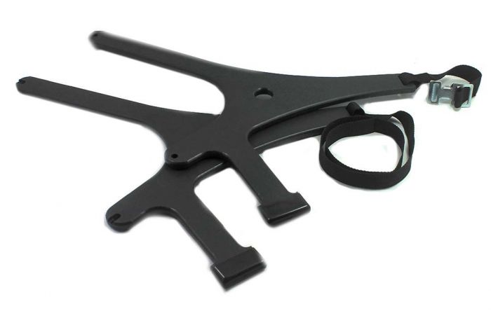 U-Teck Workstation with Cable Management Bracket (Includes Floor Stand and 2 Stand-Off Props with Adjustable Webbing)