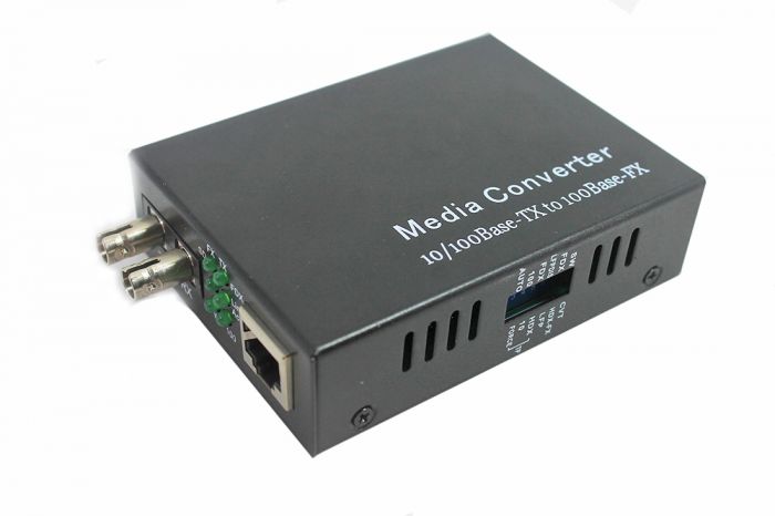 10/100 Media Converter ST/MM 2km Dual Fiber