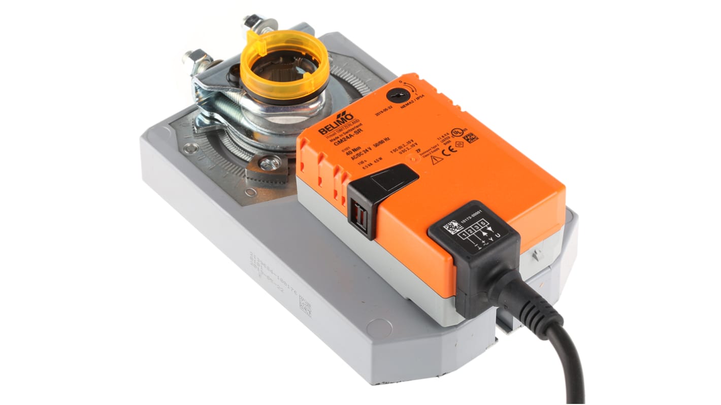 GM24A-SR | Belimo Rotary Spring Return Actuator 40 Nm 24V Modulating
