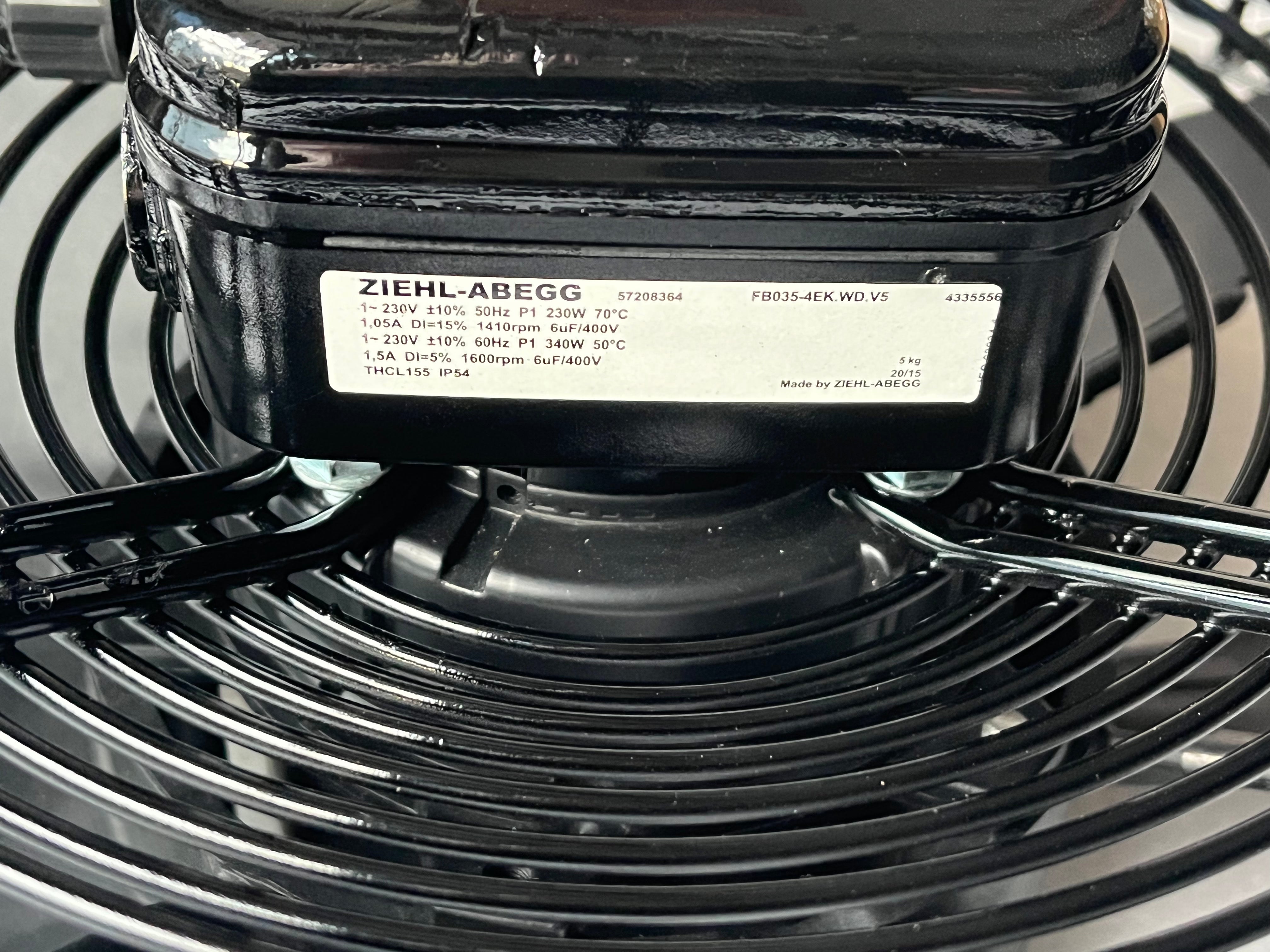 FB035-4EK.WD.V5  ZIEHL-ABEGG Axial Fan 0.15kW 230V 0.68A 1290rpm
