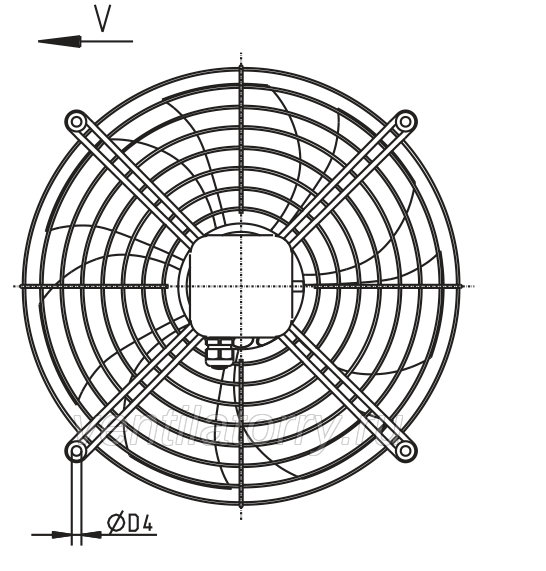FE040-4DK.2C.V7
 ZIEHL-ABEGG Axial Fan