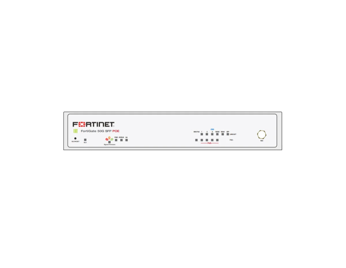 Fortinet FortiGate 50G-SFP-POE Next-Generation Firewall with 3-Year Enterprise Protection Bundle