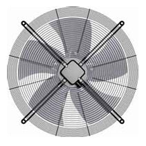 FL035-4EA.2C.V5S ZIEHL-ABEGG Axial Fan 0.15 kW 230V 0.77A 1340rpm