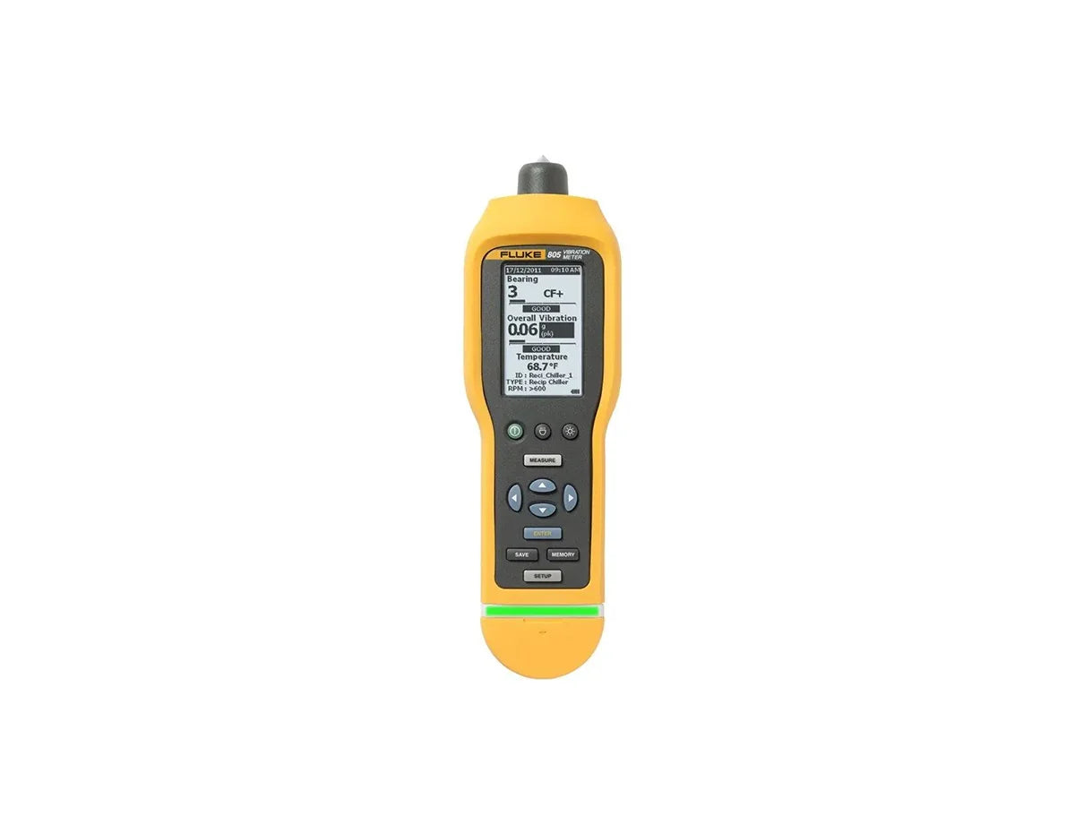Fluke 805 FC Vibration Meter with CF+ Bearing Assessment and IR Temperature
