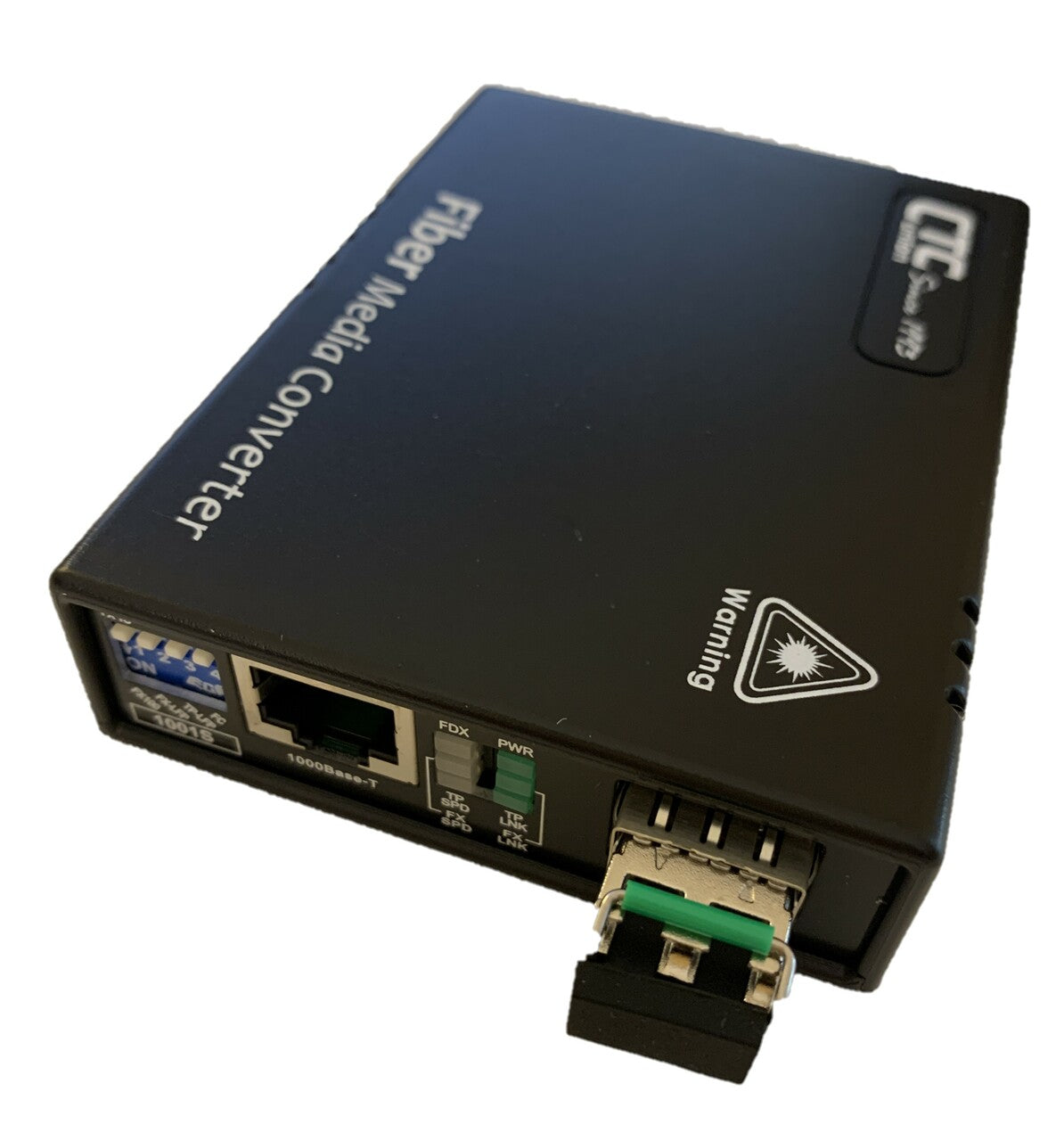 FMC-1001S-SM120 Gigabit Ethernet 1000Base-ZHX singlemode fiber media converter, LC, 1550nm, 120Km