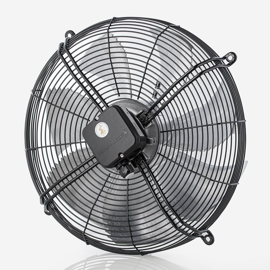 FN045-VDI.2F.V7P2 ZIEHL-ABEGG Axial Fan 400V 0.22/0.55kW 0.35/0.80A 970/1450rpm