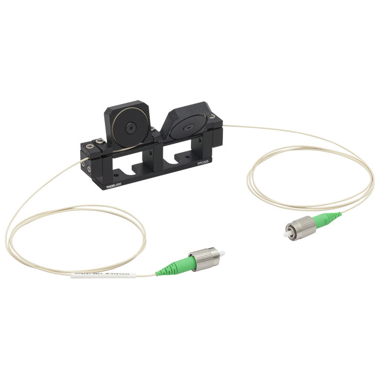 TH-FPC024 - Fiber Polarization Controller, 2 Ø18 mm Paddles, HI1060-J9, FC/APC Connectors