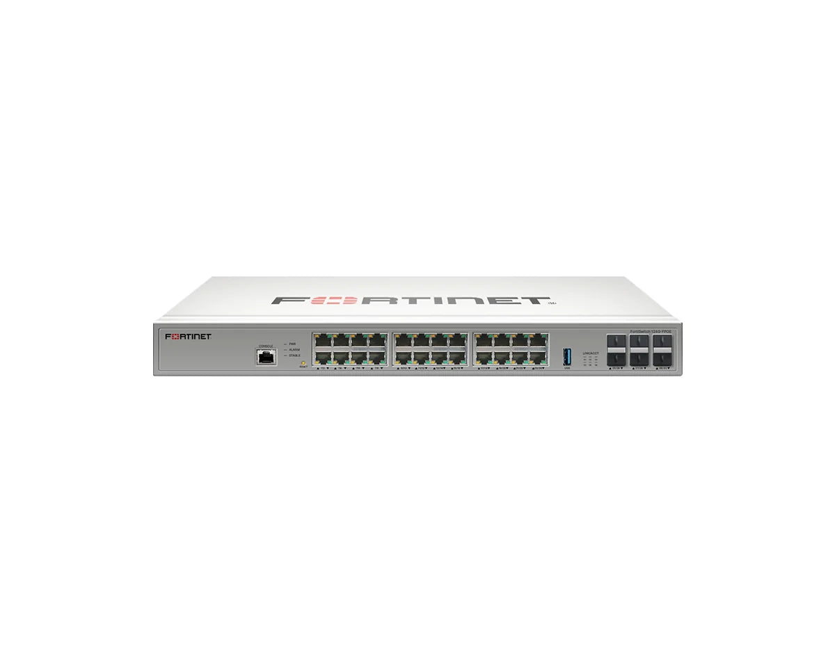 Fortinet FortiSwitch FS-124G-FPOE Managed PoE Switch