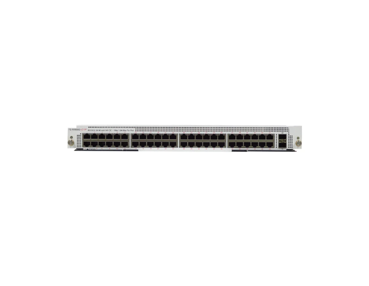 Fortinet FS-AX9000G-LC10P Multigigabit PoE Line Card