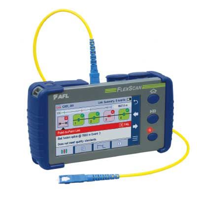 AFL OTDR Kit 1310/1550nm FlexScan Plus OTDR OLS OPM VFL Wi-Fi 150 meter Fiber Ring & One Click Cleaner 32/30dB