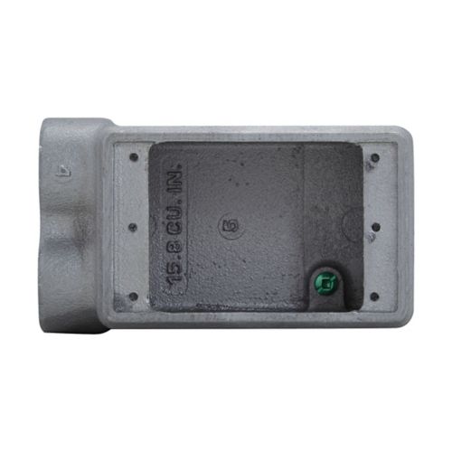FSS1 | Eaton Crouse-Hinds Single-Gang FS Device Box, Shallow S-Shape, 1/2" Feraloy