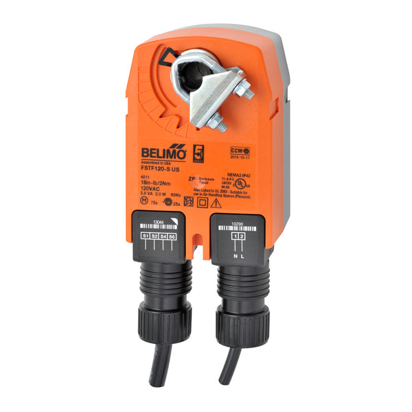 FSTF120-S US | Belimo Fire And Smoke Actuator 18 In Lb 120VAC On Off
