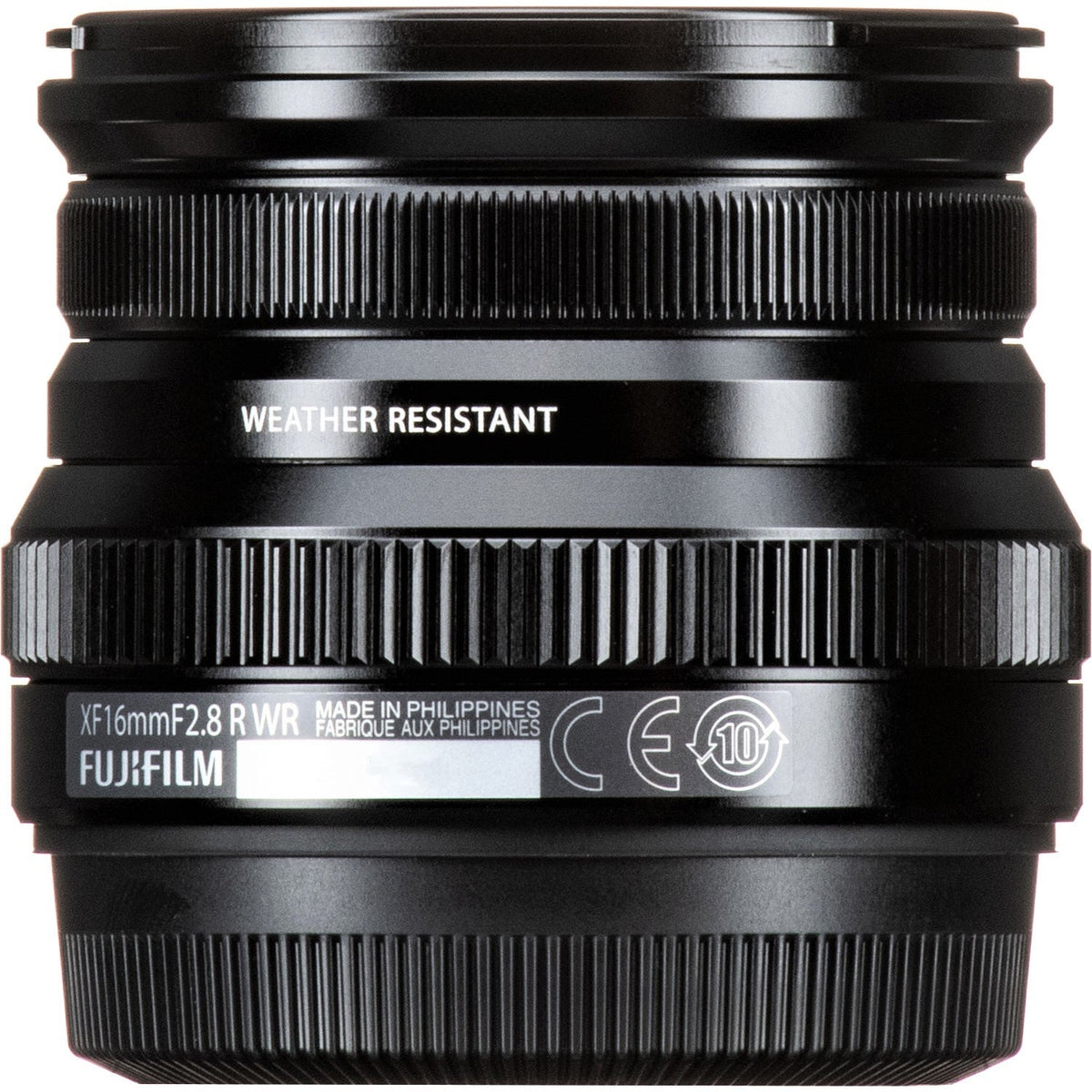 Fujifilm XF 16mm F2.8 R WR Lens (Black & Silver)