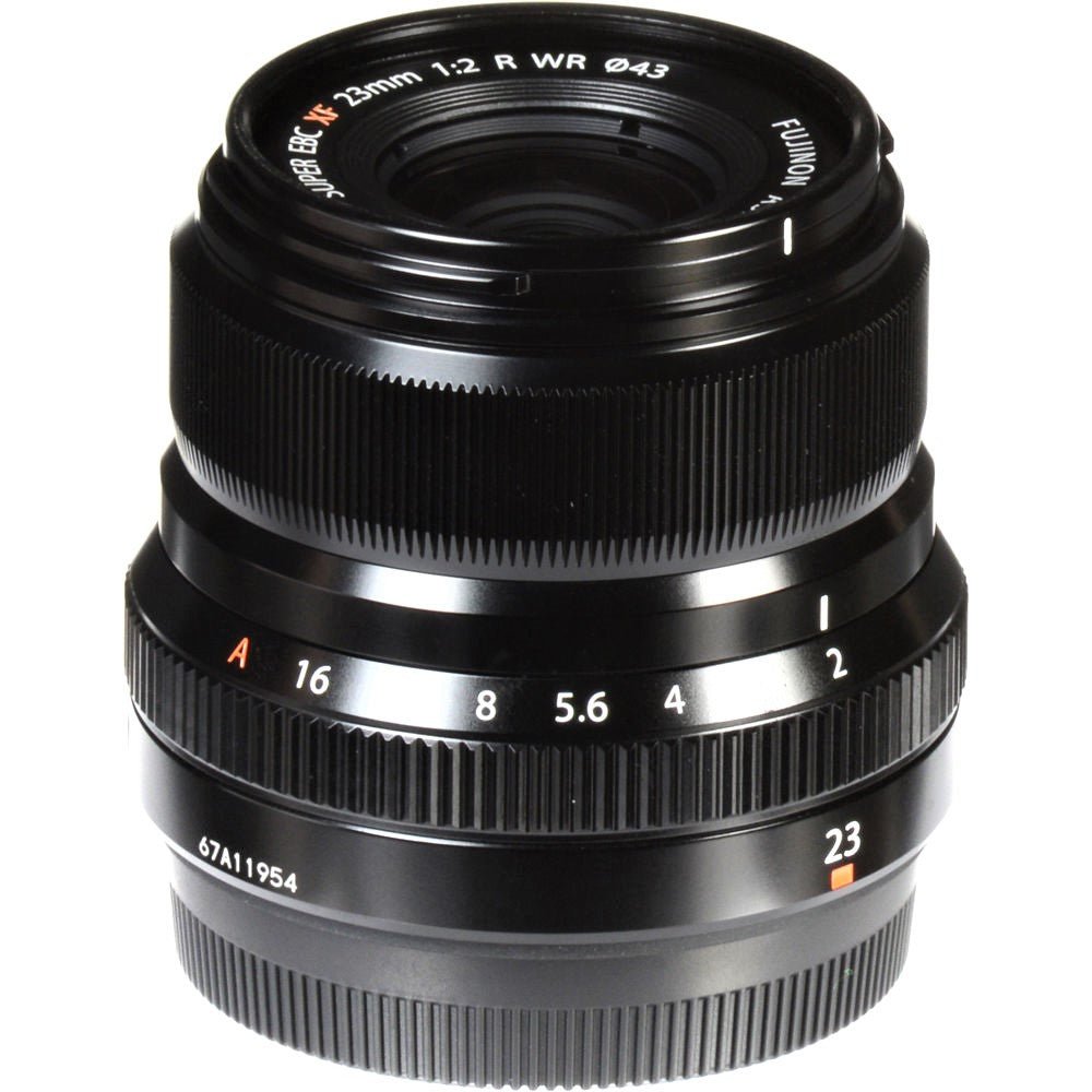 Fujifilm XF 23mm F/2 R WR Lens (Black & Silver)