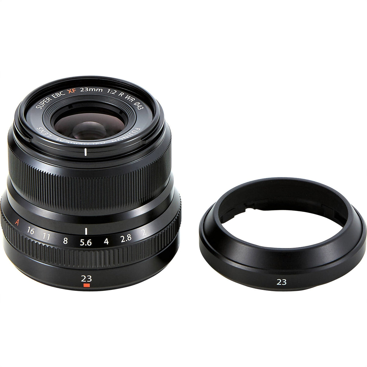 Fujifilm XF 23mm F/2 R WR Lens (Black & Silver)