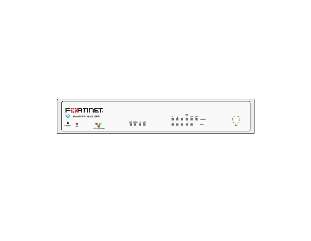 Fortinet FortiWiFi 50G-SFP-A Firewall + 1 Year UTP Bundle