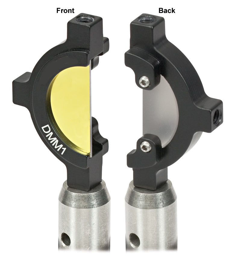 T-BBD05-E02 - Ø1/2" Broadband Dielectric D-Shaped Mirror, 400 - 750 nm