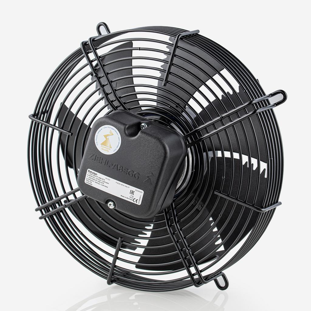 FN025-6II.0B.V7  ZIEHL-ABEGG Axial Fan 0.23kW 200/277V 1.65/1.2A 3250rpm