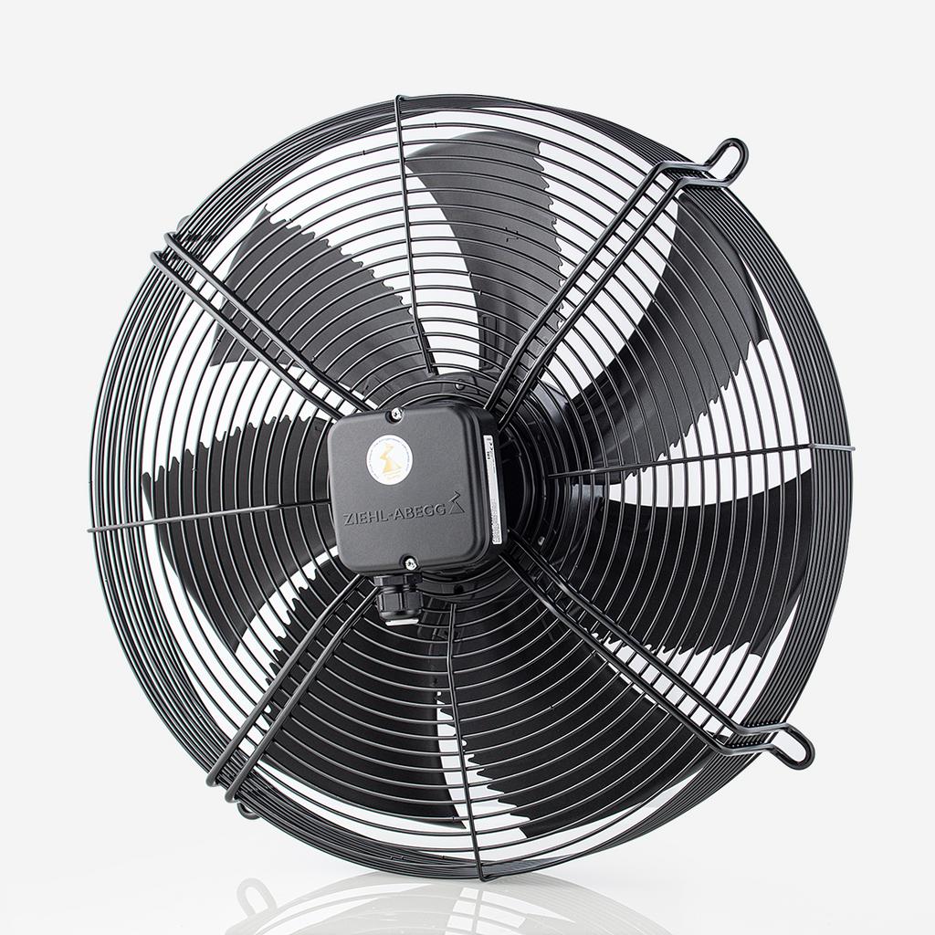 FN045-6IK.BF.V7P3  ZIEHL-ABEGG Axial Fan 200/277V 0.22kW 1.10/0.80A 1100rpm