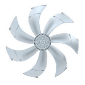 FN091-VDA.7Q.V5P1 ZIEHL-ABEGG Axial Fan 1.95 kW 3~ 380/480V 3.2-2.5A