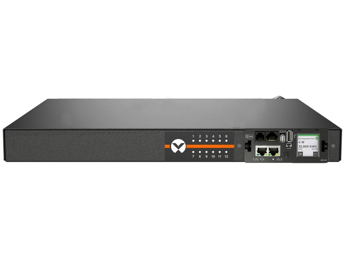 Vertiv G1009 C20 coupler 3600-Watt 50-60Hz 700 VA 10-Outlets 450-Watt Power Distribution Unit.