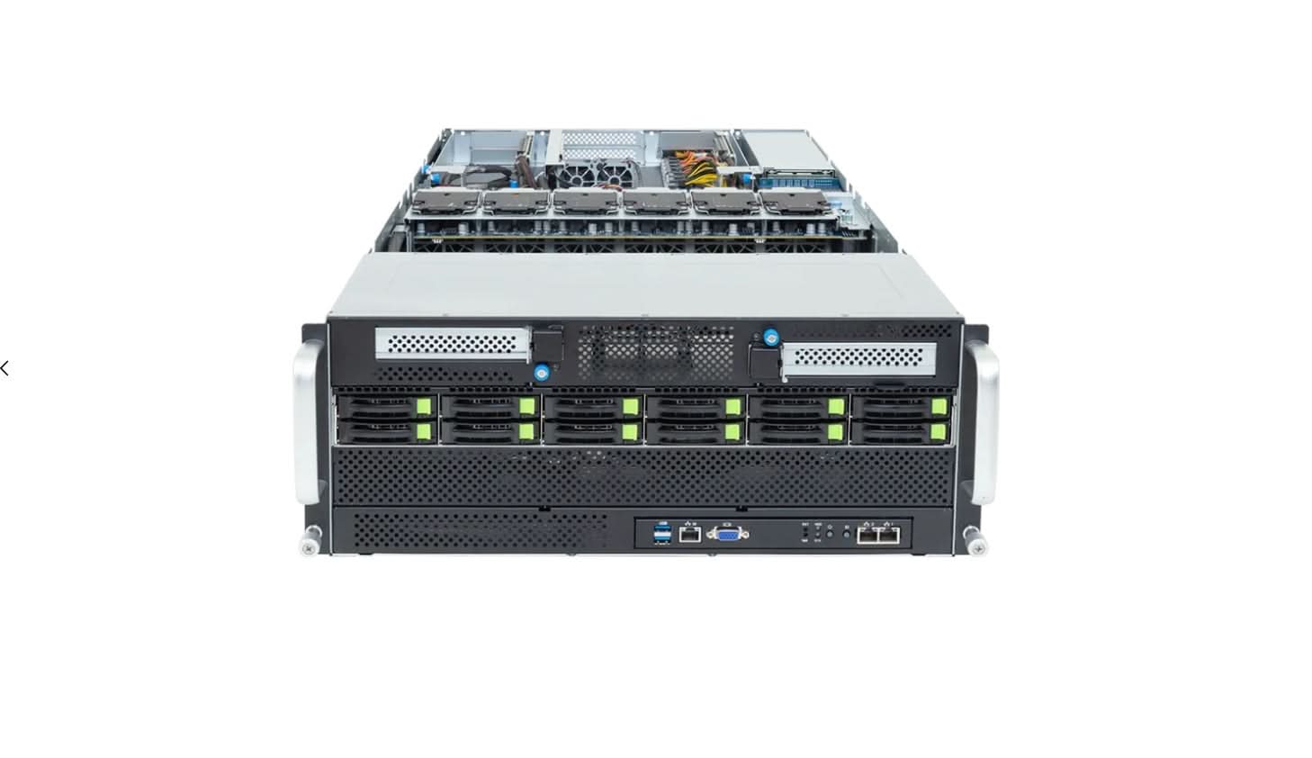 Gigabyte G494-ZB4-AAP2 AMD EPYC DDR5 4U Rackmount/GPU Server