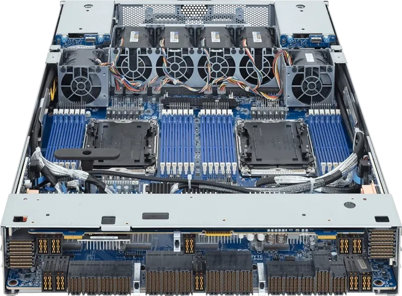 Gigabyte G894-AD3-AAX7 HPC/AI Intel Xeon 6 Processors DP NVIDIA HGX B300 8U Server