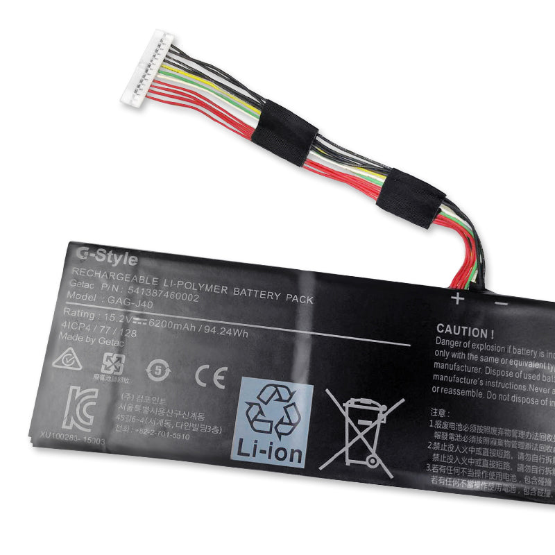 Gigabyte GAG-J40 Aero 14 Aero 15 Aero 15X v8 Aero 17 XA laptop battery