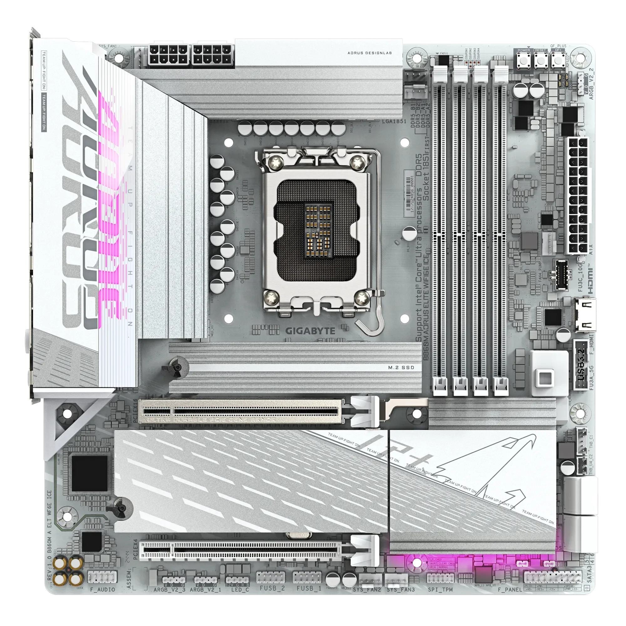 Gigabyte MB B860M A ELT WF6E ICE B860 LGA1851 Max192GB DDR5