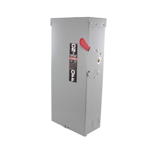 TG3223R | General Electric 100 A Fusible General-Duty Safety Switch, NEMA 3R, 240 VAC