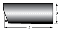 T-GRIN2908 - GRIN Lens, Ø1.8 mm , 0.29 Pitch, 0°, 830 nm Design Wavelength, Uncoated