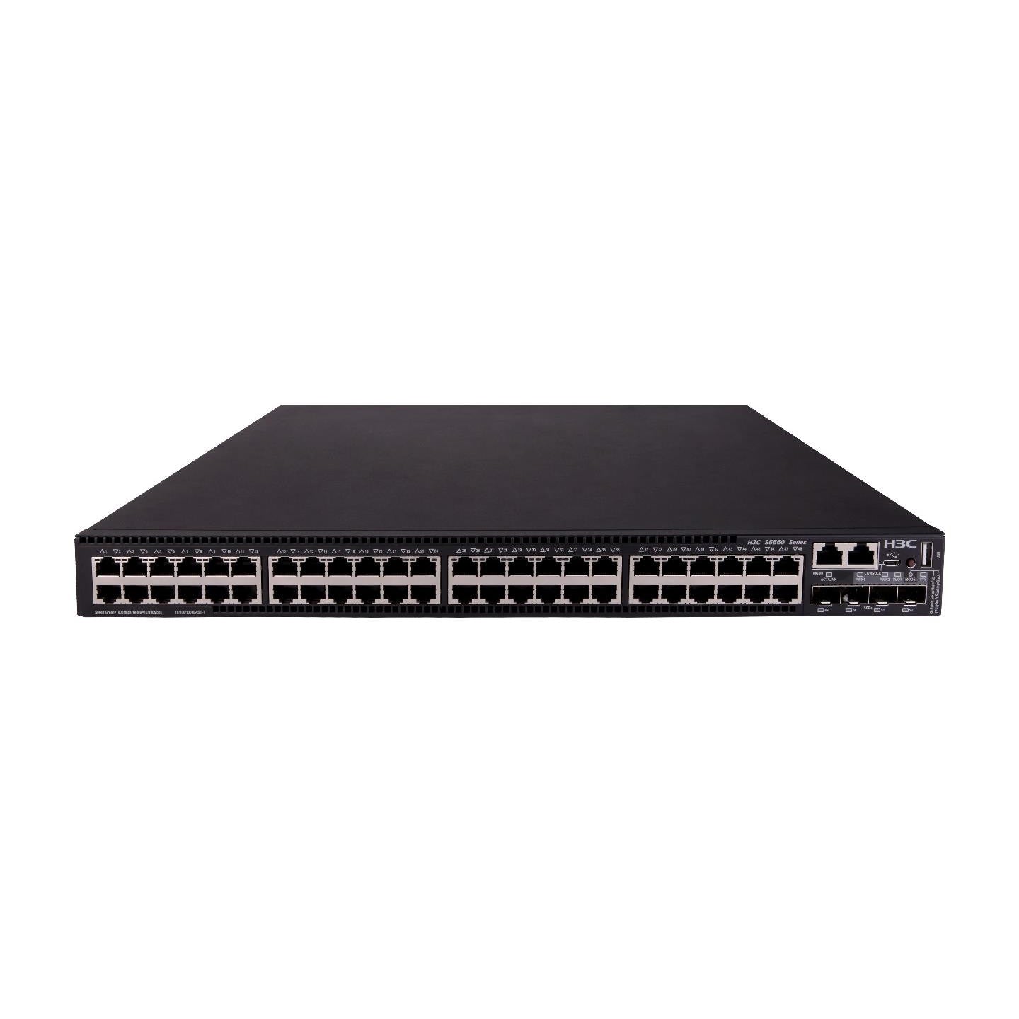 H3C S5560X-54C-PWR-EI 48xGE PoE+ + 4x10G SFP+ High-Density Layer 3 Campus PoE Aggregation Switch