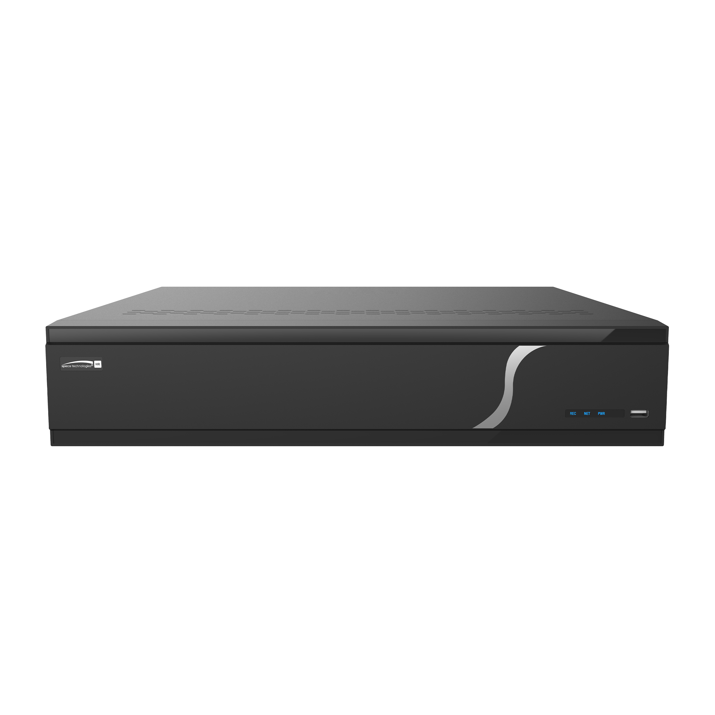 Speco Technologies H40HR 40 Ch. NDAA Hybrid Recorder - 24 TVI + 8 Hybrid (TVI or IP) + 8 IP, Dual Nic