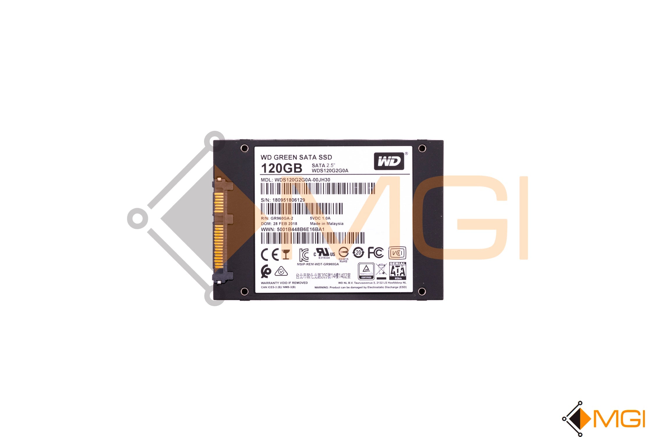 WDS120G2G0A-00JH30 (NO-TRAY)