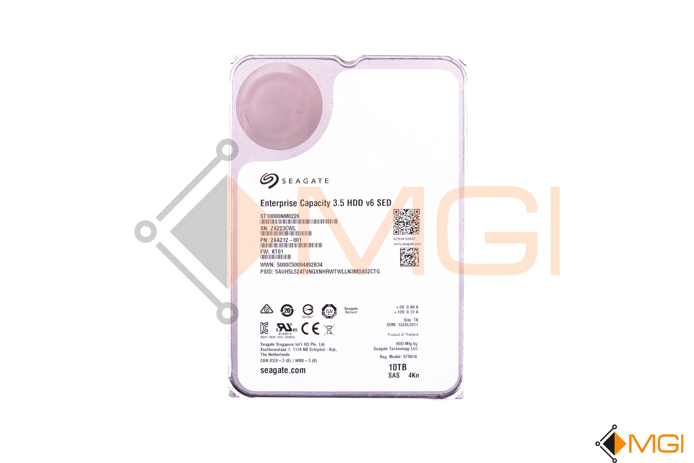 ST10000NM0226 (NO TRAY)