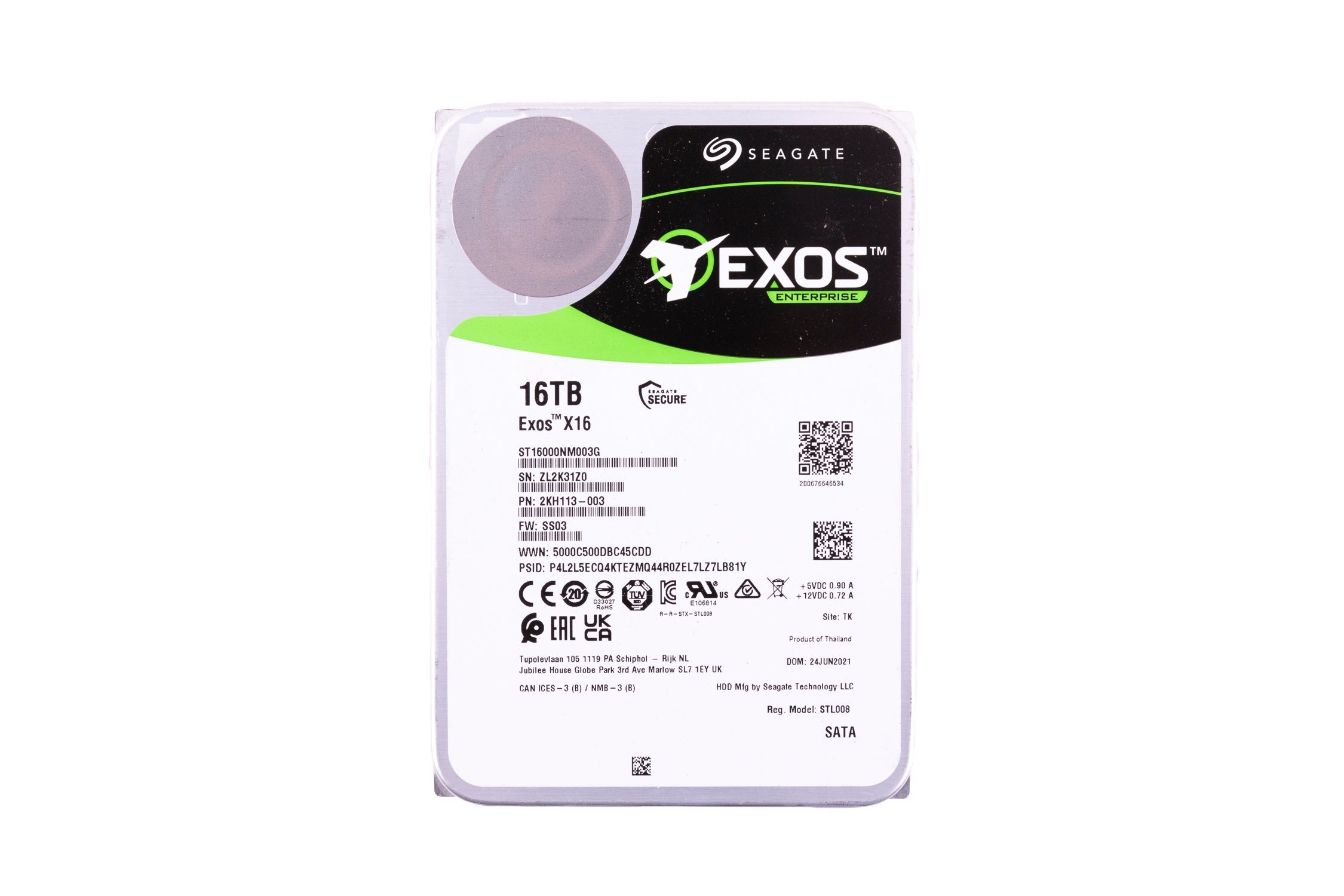 ST16000NM003G (NO TRAY)