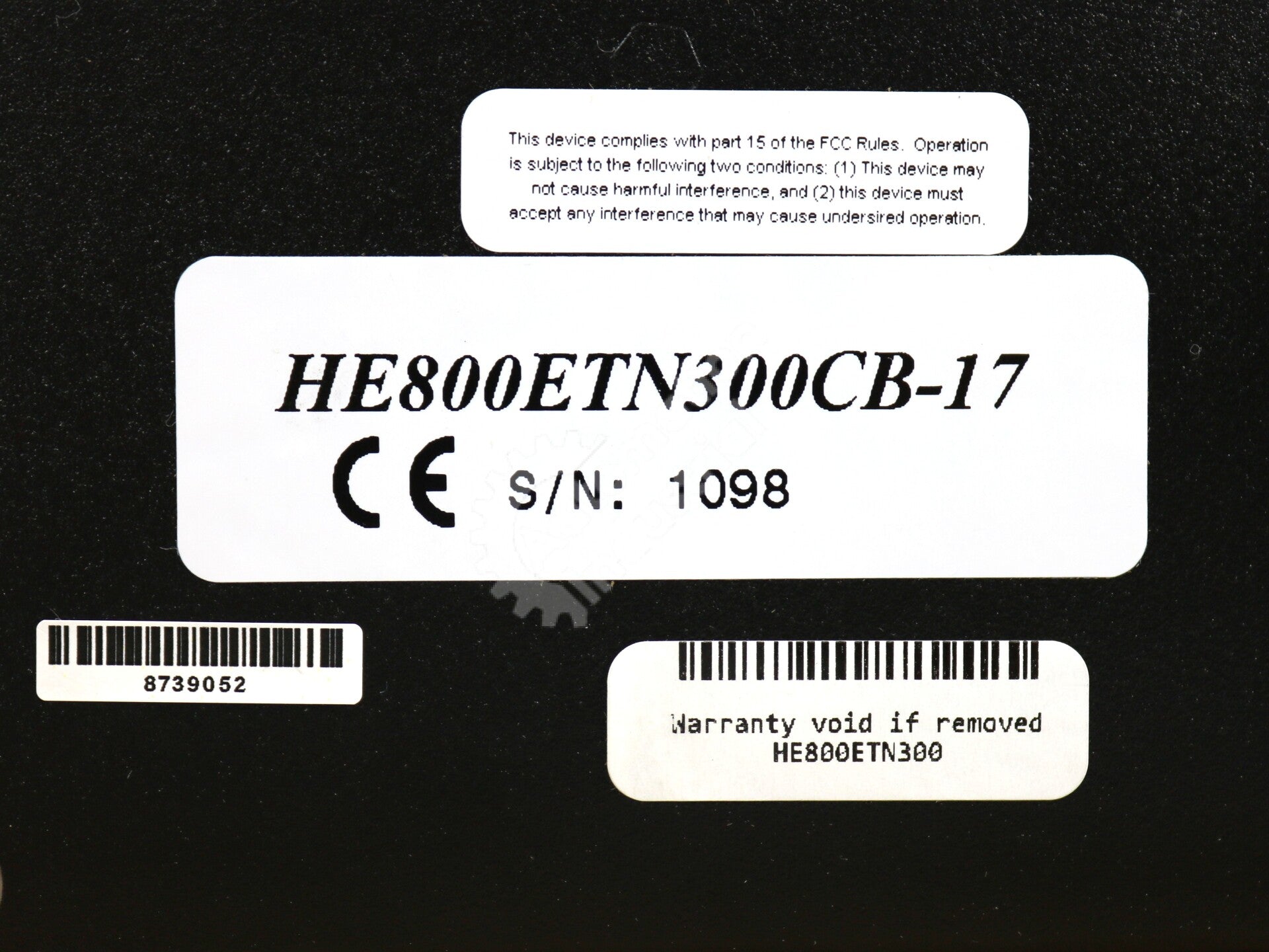 HE800ETN300 By Horner Electric HE800ETN300CB-17 Ethernet Module NSFP