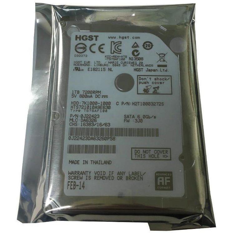 HGST 1TB 32MB Cache 7200RPM SATA III (6.0Gb/s) 2.5" PS3 &amp; PS4 Hard Drive 0J22423-FoxTI