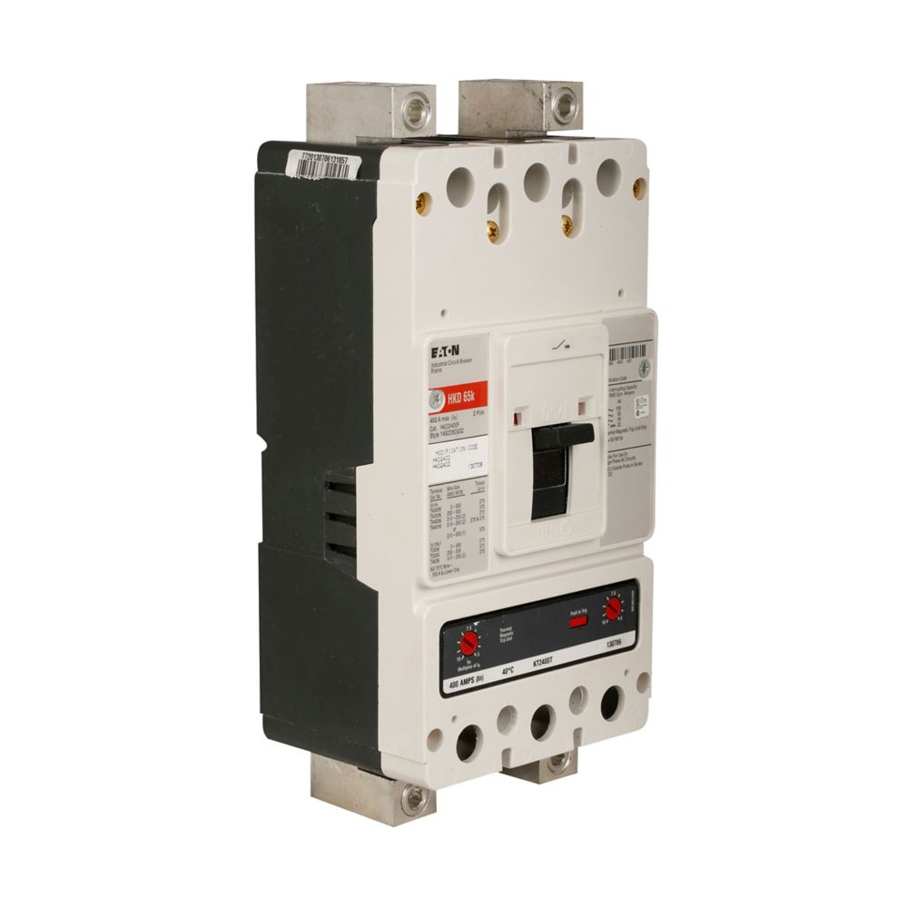 KD2400F | Eaton 400A 2-Pole 600V Series C K-Frame Bolt-On Molded Case Circuit Breaker Frame