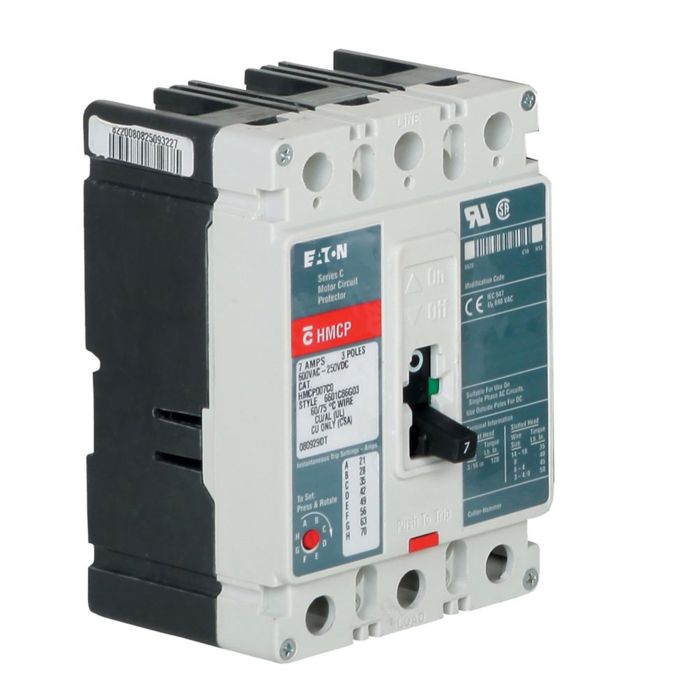 Eaton HMCP150U4C Series C 150A 3-Pole Motor Circuit Protector
