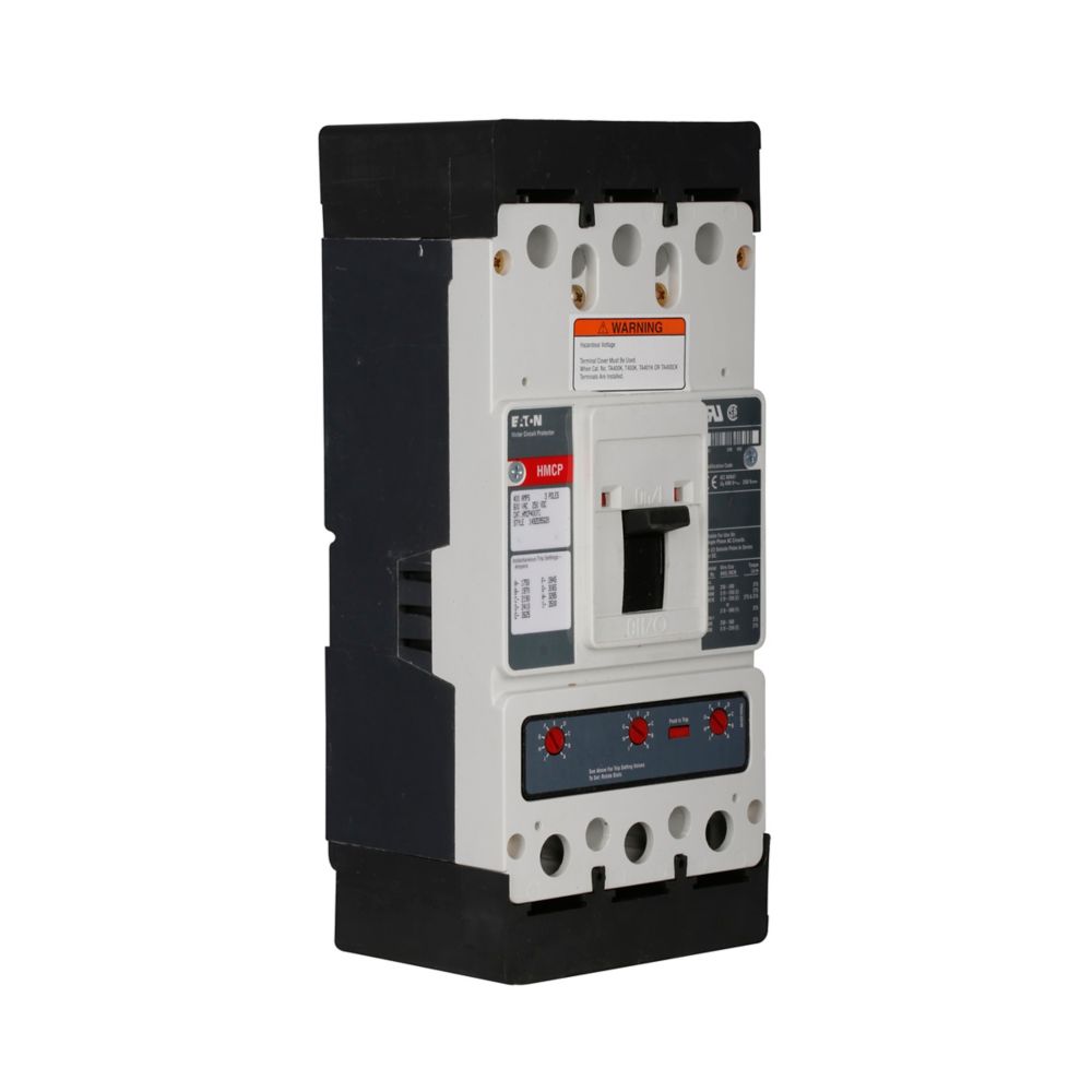 HMCP400Y5C | Eaton Series C 400A Motor Circuit Protector for J-K Frame Breakers