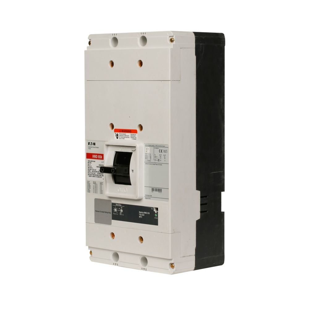 Eaton ND312T36W Series G 1200A Molded Case Circuit Breaker 600VAC 3-Pole