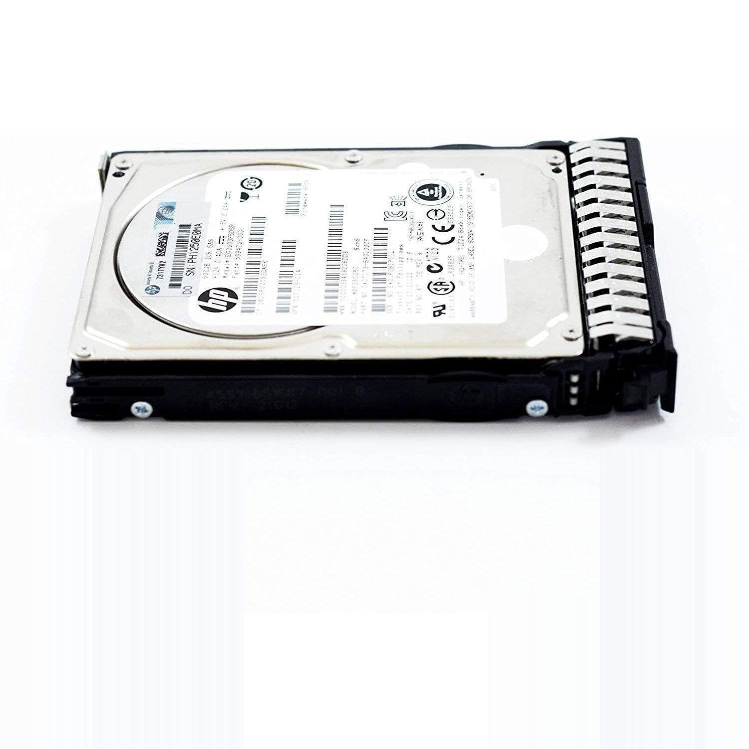 HP 600GB 6G SAS 10K RPM SFF 2.5-Inch SC Enterprise Hard Drive-FoxTI