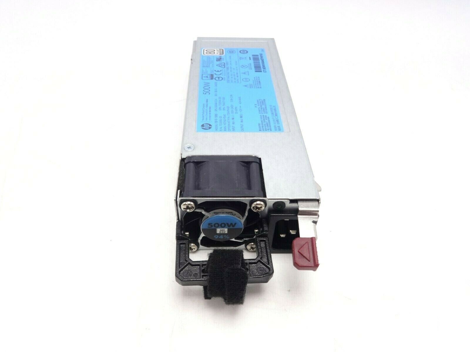HSTNS-PL40 723595-201 500W FLEX SLOT PLATINUM HOT PLUG POWER SUPPLY 723594-00