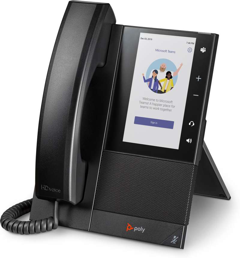 Poly CCX 505 Business Media Phone for Microsoft Teams with PoEâ€‘Enabled (82Z79AA)