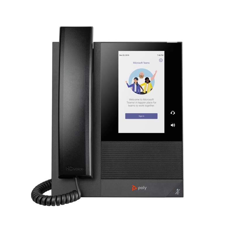 Poly CCX 400 Business Media Phone for Microsoft Teams with PoEâ€‘Enabled, Worldwide (848Z8AA#AC3)