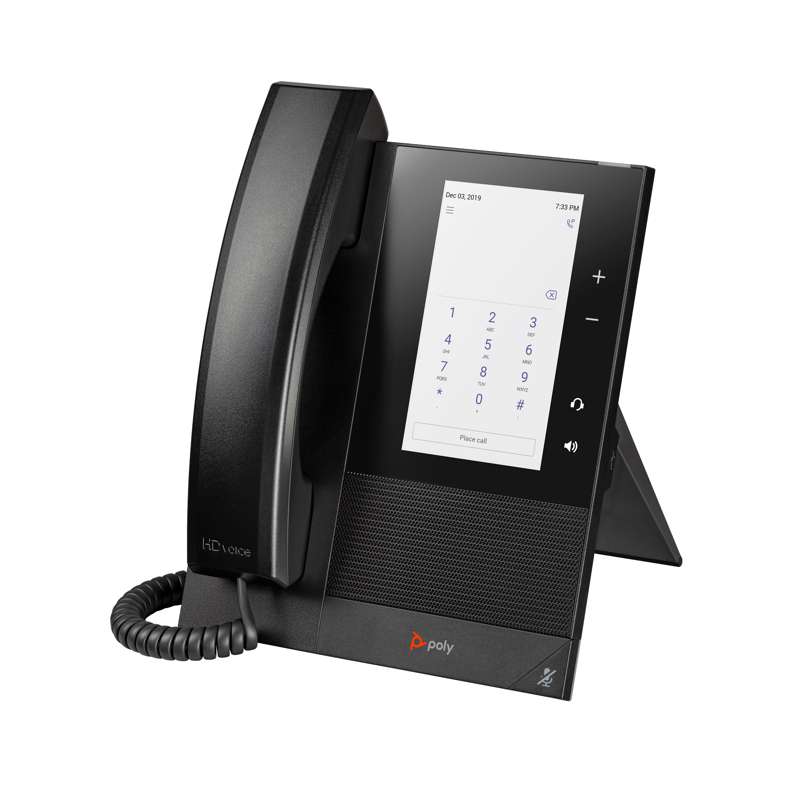 Poly CCX 400 Business Media Phone for Microsoft Teams with PoEâ€‘Enabled, TAAâ€‘Compliant, US (848Z9AA#ABA)