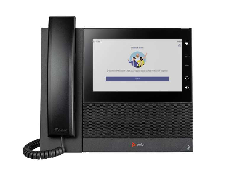 Poly CCX 600 Business Media Phone for Microsoft Teams with PoEâ€‘Enabled, TAAâ€‘Compliant, US (849A8AA#ABA)